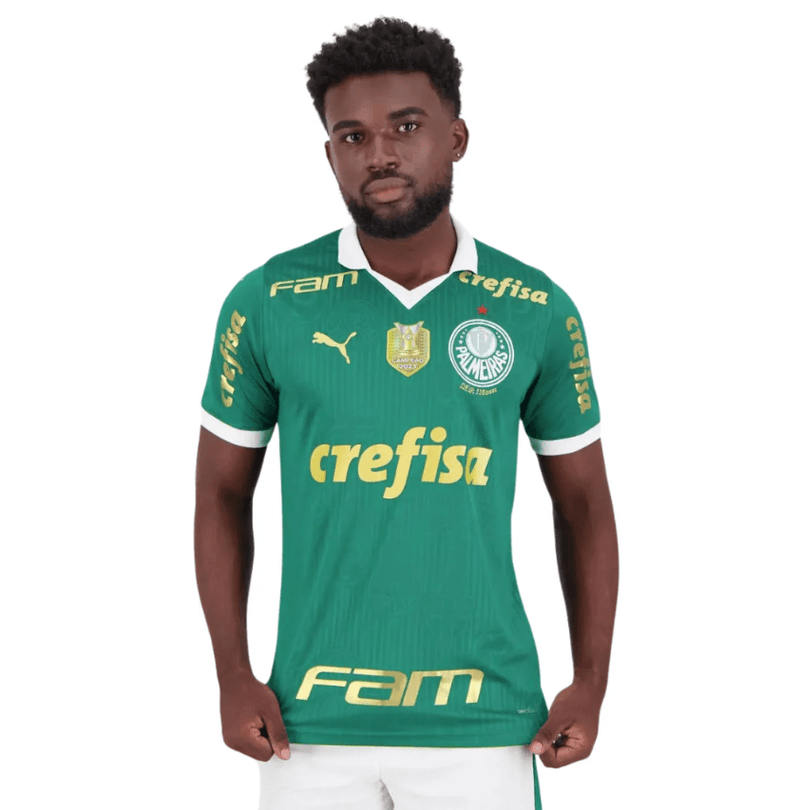 Camisa Palmeiras I 24/25 Puma Com todos patrocinadores - Loja da Seven