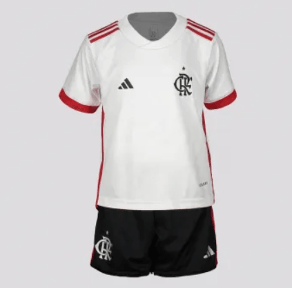 Kit Infantil Flamengo 24/25 Adidas - DA Sports Oficial