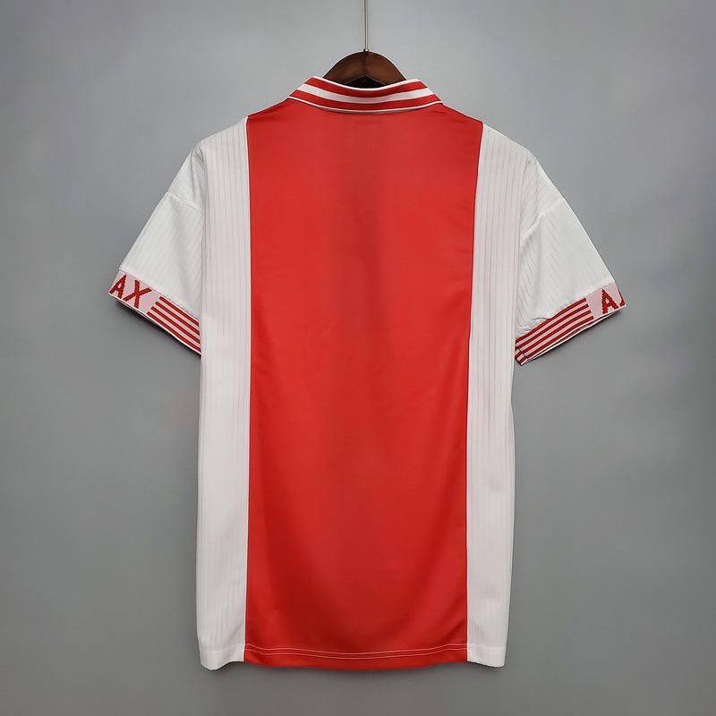 Camisa Ajax Retrô 1997/1998 Vermelha e Branca - Umbro - DA Sports Oficial