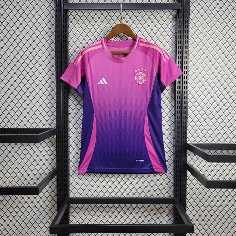 Camisa Alemanha Feminina 24/25 s/n° Torcedor Adidas Masculino - Roxo e Rosa - Loja da Seven