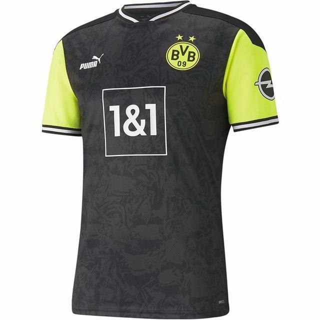 Camisa Anos 90 Borussia Dortmund 21/22 Puma - Preto e Amarelo - Loja da Seven