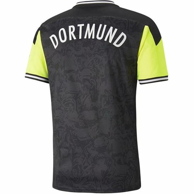 Camisa Anos 90 Borussia Dortmund 21/22 Puma - Preto e Amarelo - Loja da Seven