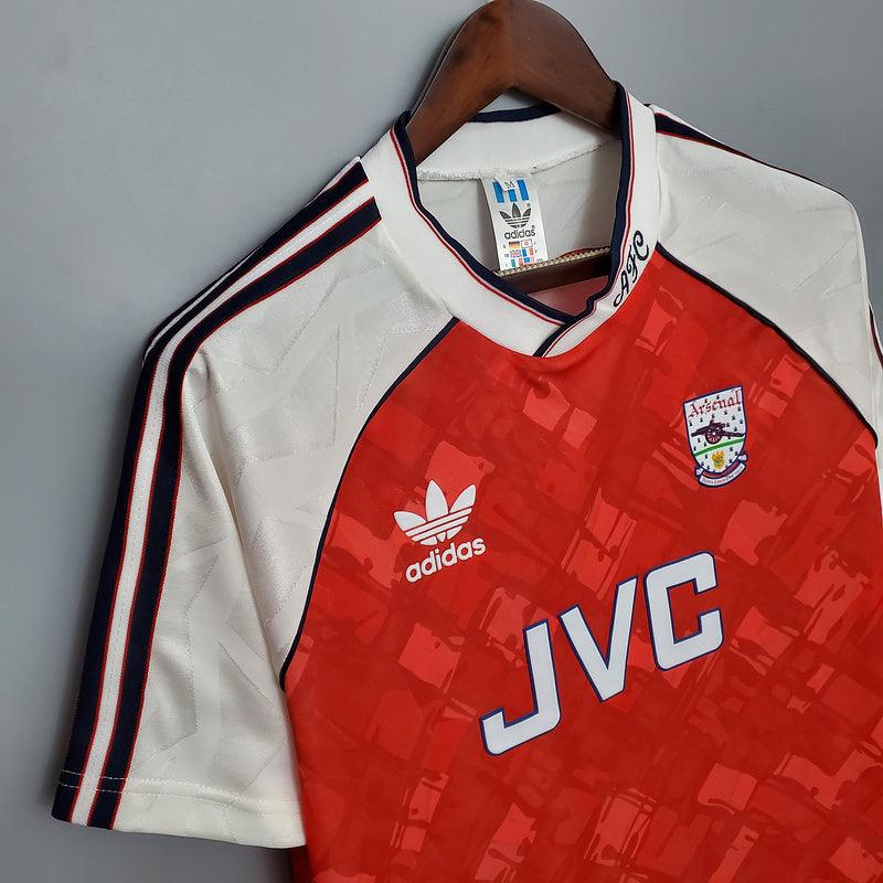 Camisa Arsenal Retrô 1990/1992 Vermelha - Adidas - DA Sports Oficial