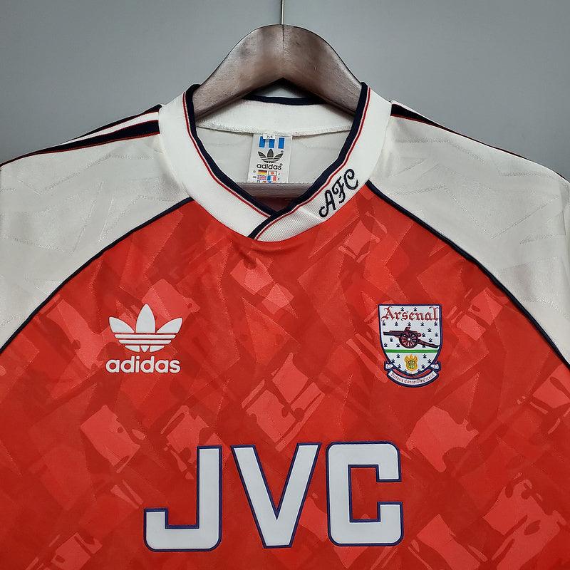 Camisa Arsenal Retrô 1990/1992 Vermelha - Adidas - DA Sports Oficial