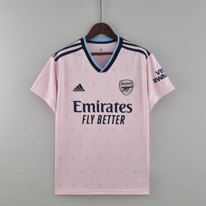 Camisa Arsenal Third 22/23 s/n° Torcedor Masculina - Rosa - Loja da Seven