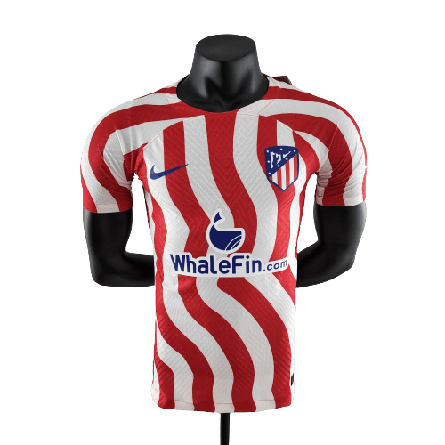 Camisa Atlético de Madrid I 22/23 Vermelha e Branca - Nike - Masculino Jogador - Loja da Seven