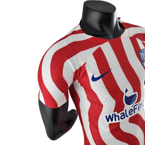 Camisa Atlético de Madrid I 22/23 Vermelha e Branca - Nike - Masculino Jogador - Loja da Seven