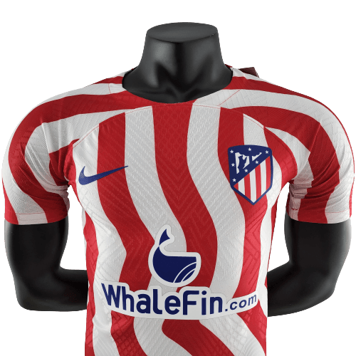 Camisa Atlético de Madrid I 22/23 Vermelha e Branca - Nike - Masculino Jogador - Loja da Seven