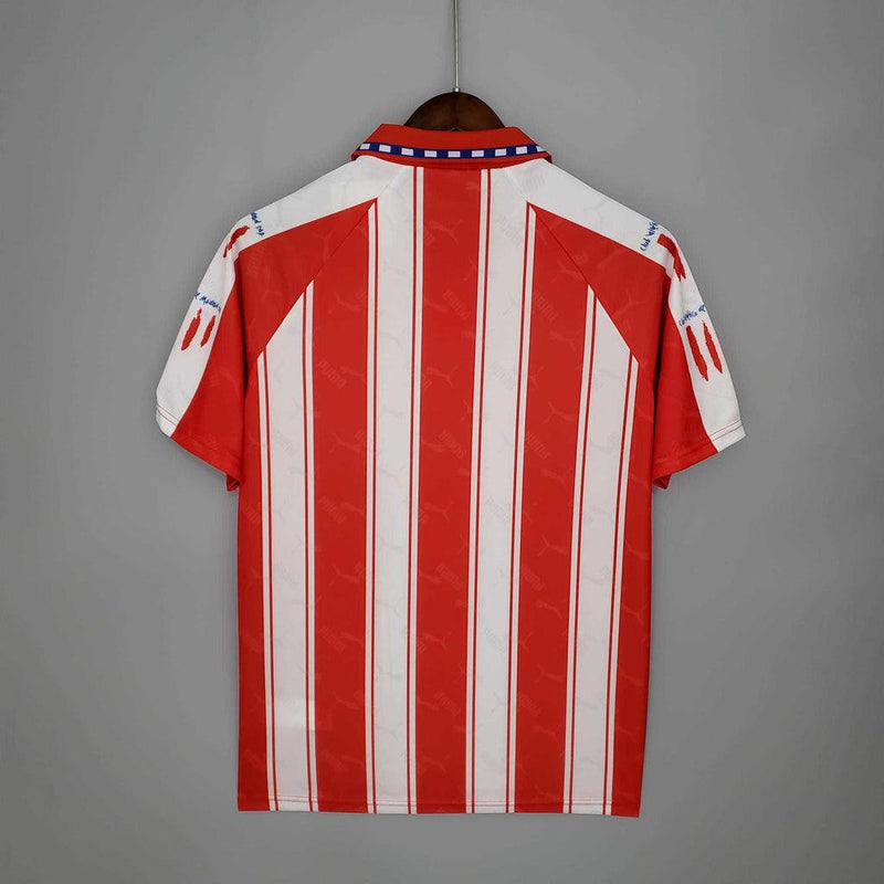 Camisa Atlético de Madrid Retrô 1994/1995 Branca e Vermelha - Puma - DA Sports Oficial