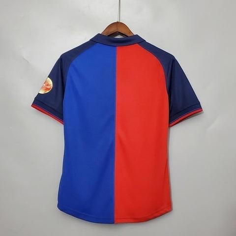 Camisa Barcelona 100 Anos Retrô 1999 Azul e Grená - Nike - DA Sports Oficial