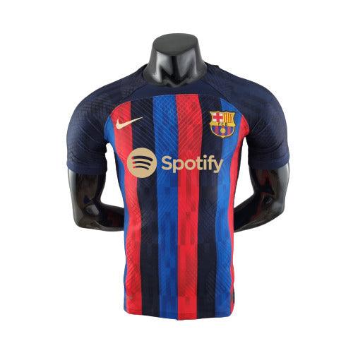 Camisa Barcelona I 22/23 Azul e Vermelha - Nike - Masculino Jogador - Loja da Seven