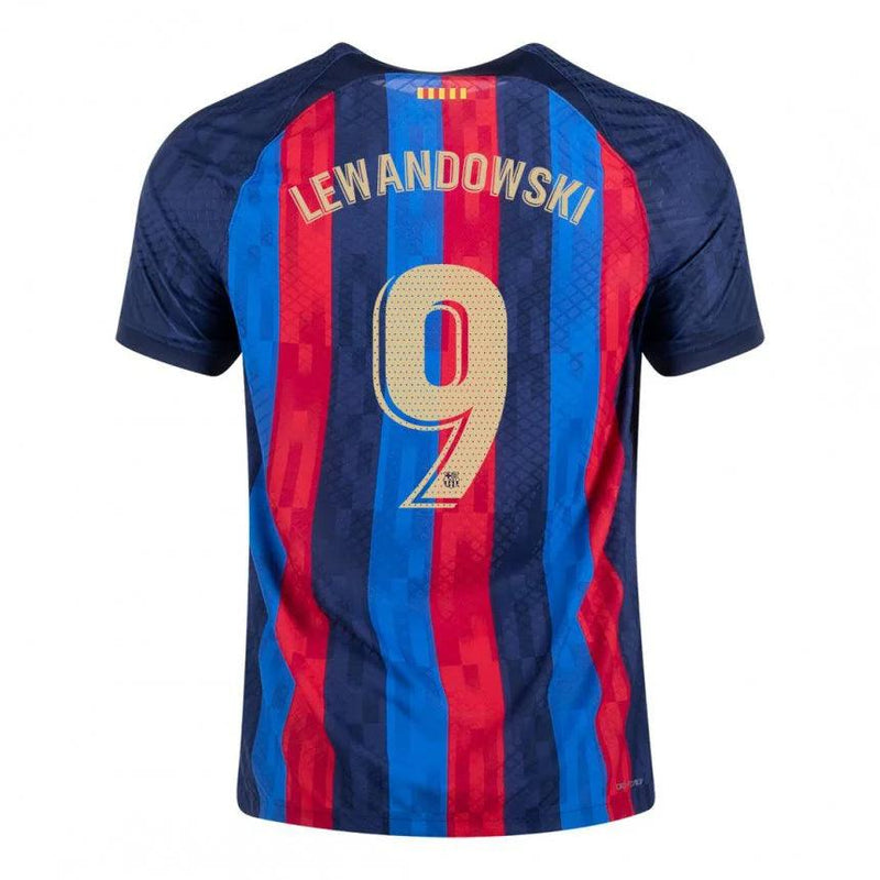 Camisa Barcelona I 22/23 Nike [Lewandowski #9] - Grená - Loja da Seven