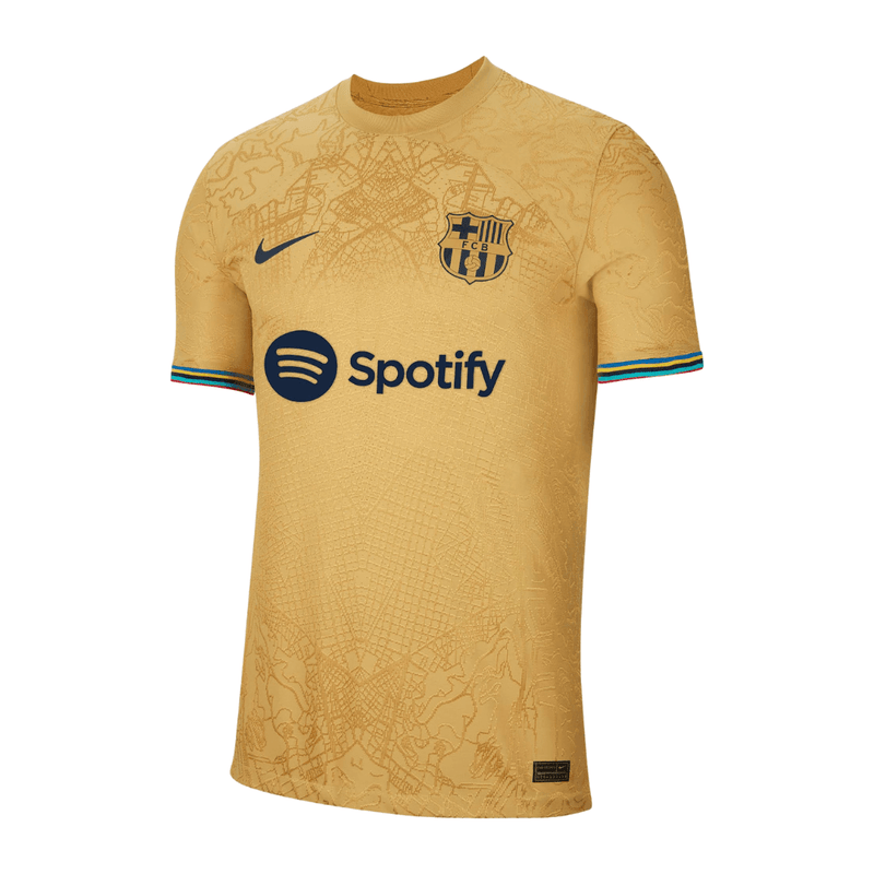 Camisa Barcelona II 22/23 Nike - Dourada - Loja da Seven