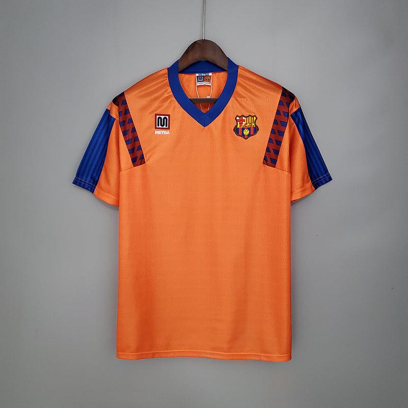 Camisa Barcelona Retrô 1989/1992 Laranja - Meyba - DA Sports Oficial