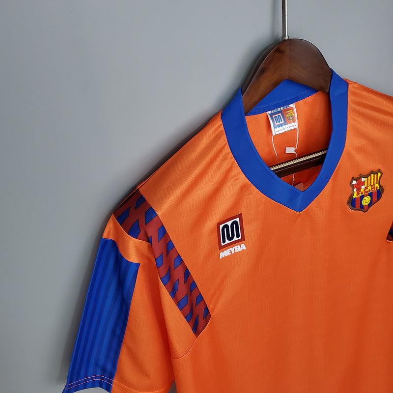 Camisa Barcelona Retrô 1989/1992 Laranja - Meyba - DA Sports Oficial