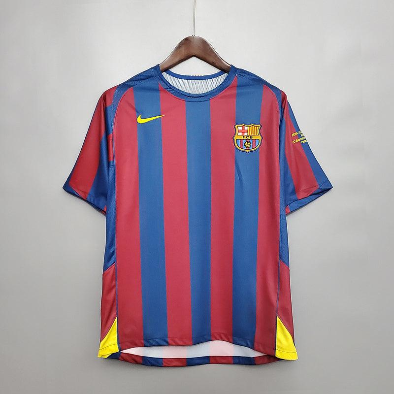 Camisa Barcelona Retrô 2006 Azul e Vermelha - Nike - DA Sports Oficial