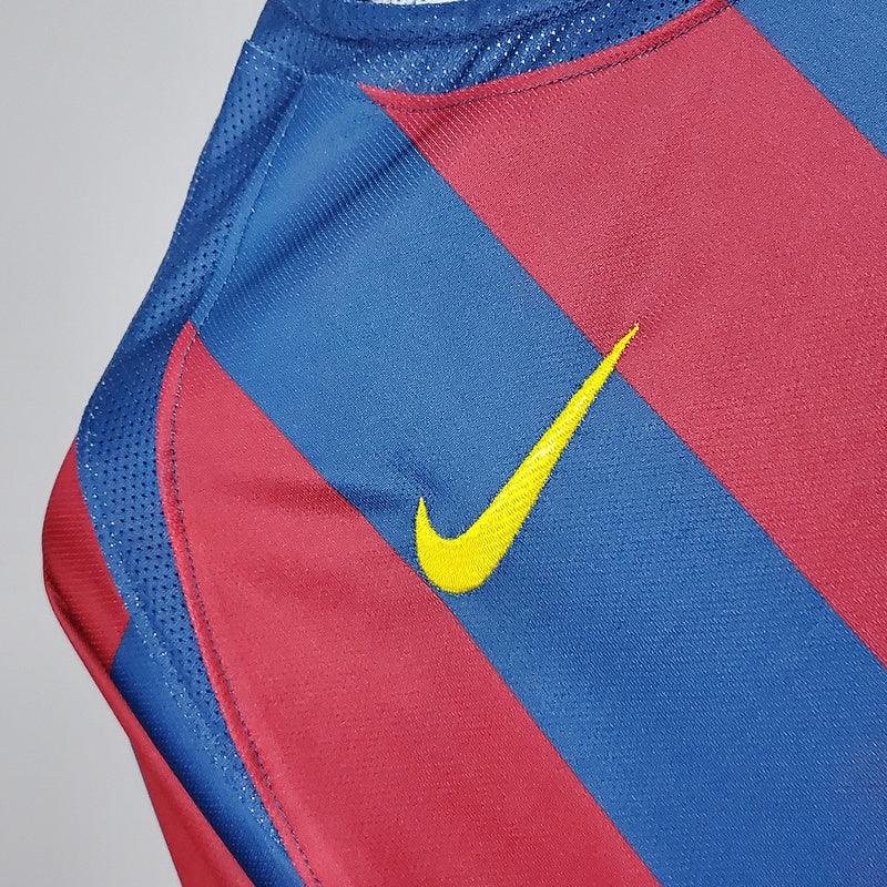 Camisa Barcelona Retrô 2006 Azul e Vermelha - Nike - DA Sports Oficial