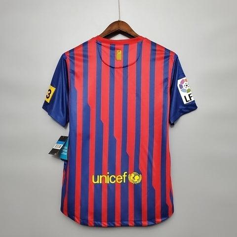 Camisa Barcelona Retrô 2011/2012 Azul e Grená - Nike - DA Sports Oficial