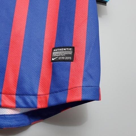 Camisa Barcelona Retrô 2011/2012 Azul e Grená - Nike - DA Sports Oficial