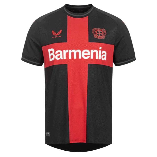 Camisa Bayer Leverkusen Home 23/24 s/n° Torcedor Masculino - Preto - Loja da Seven