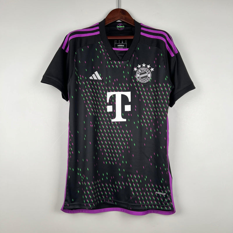 Camisa Bayern de Munique Away 23/24 s/n° Torcedor Masculino - Preto - Loja da Seven