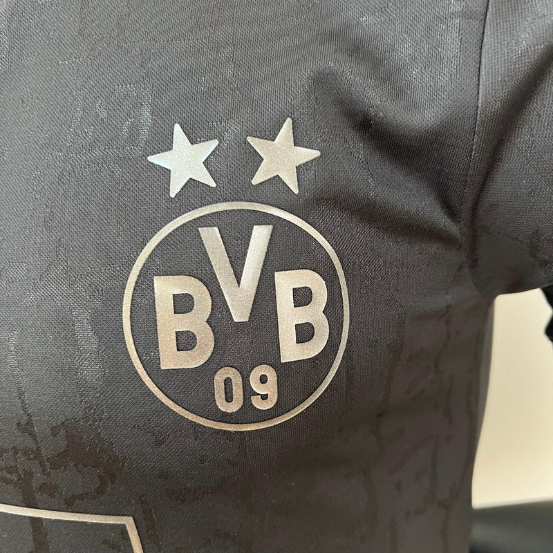 Camisa Borussia Dortmund Edição Carvão 2023 Puma - Preto - Masculino Jogador - Loja da Seven