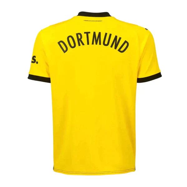 Camisa Borussia Dortmund Home 23/24 s/n° Torcedor Masculino - Amarelo e Preto - Loja da Seven