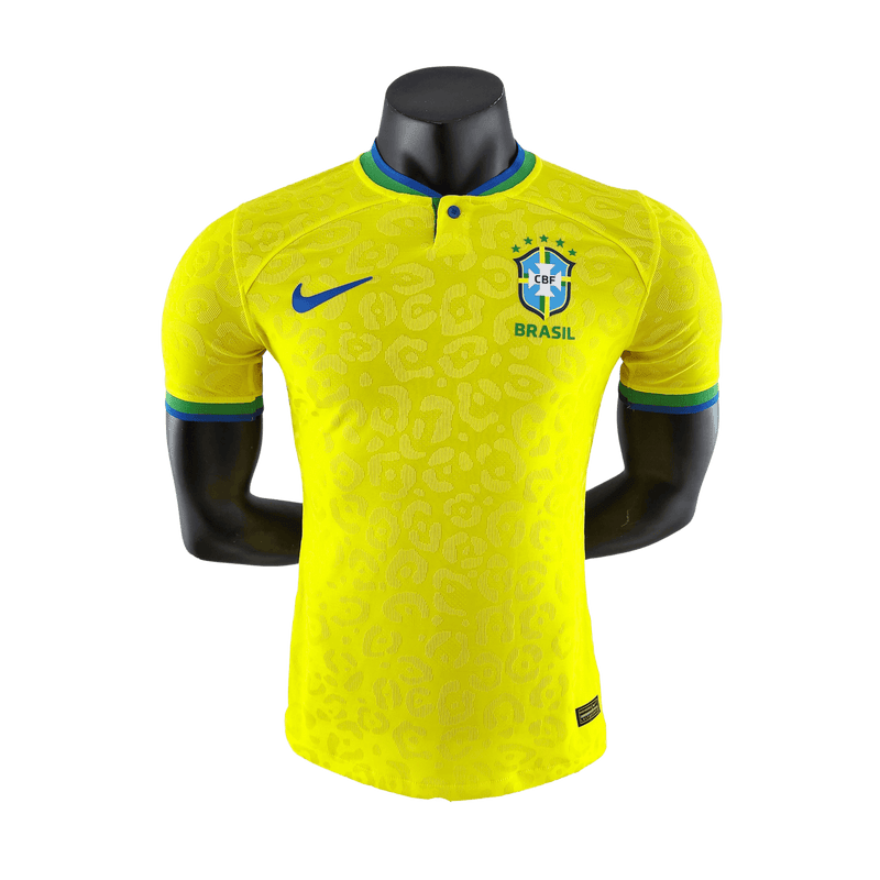 Camisa Brasil I 2022 - Amarela - Nike - Masculino Jogador - Loja da Seven