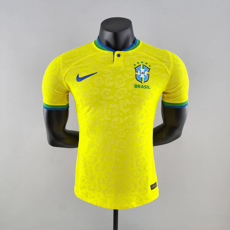 Camisa Brasil I 2022 - Amarela - Nike - Masculino Jogador - Loja da Seven