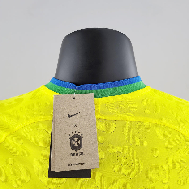 Camisa Brasil I 2022 - Amarela - Nike - Masculino Jogador - Loja da Seven