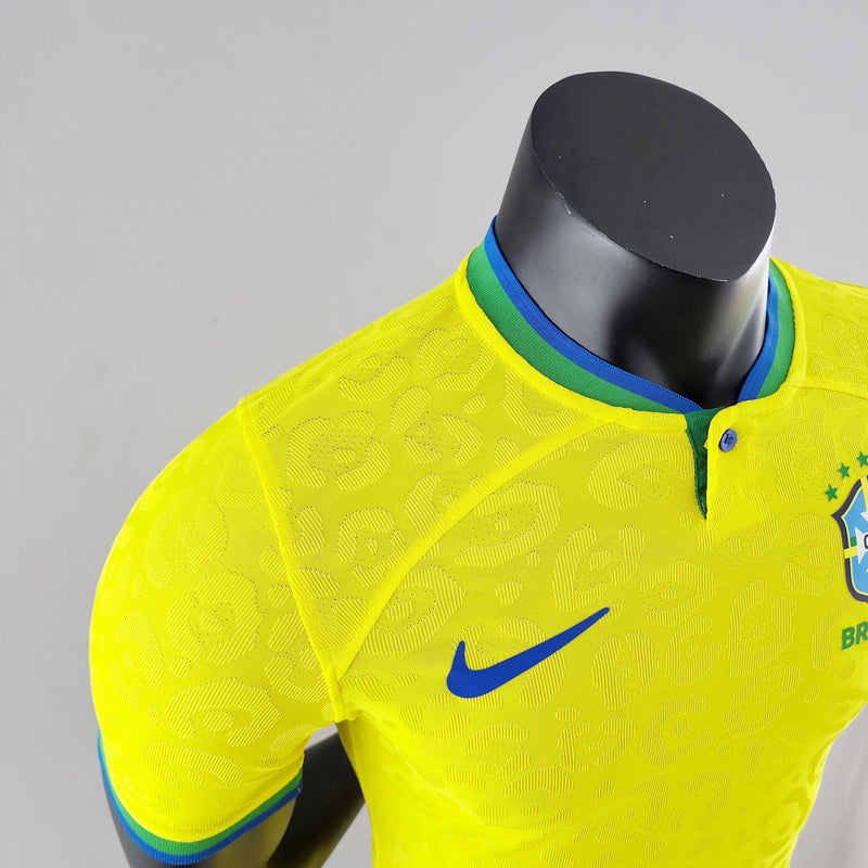 Camisa Brasil I 2022 - Amarela - Nike - Masculino Jogador - Loja da Seven