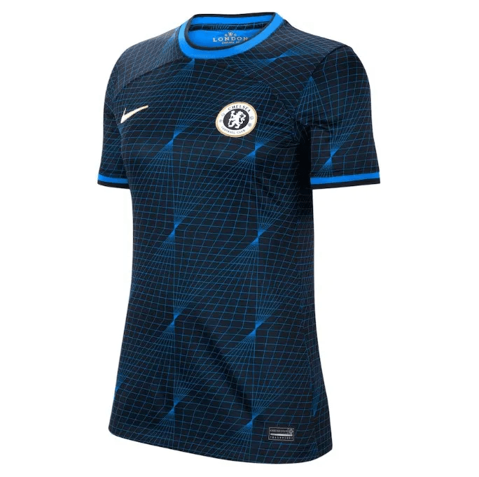 Camisa Chelsea Away 23/24 s/n° Torcedor Feminina - Azul - Loja da Seven