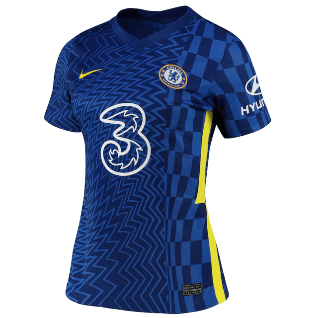 Camisa Chelsea Home 21/22 s/n° Torcedor Feminina - Azul - Loja da Seven