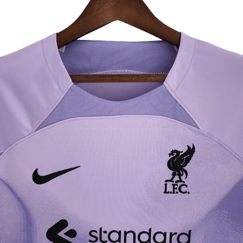 Camisa de Goleiro Liverpool 22/23 Nike - Lilás - Loja da Seven