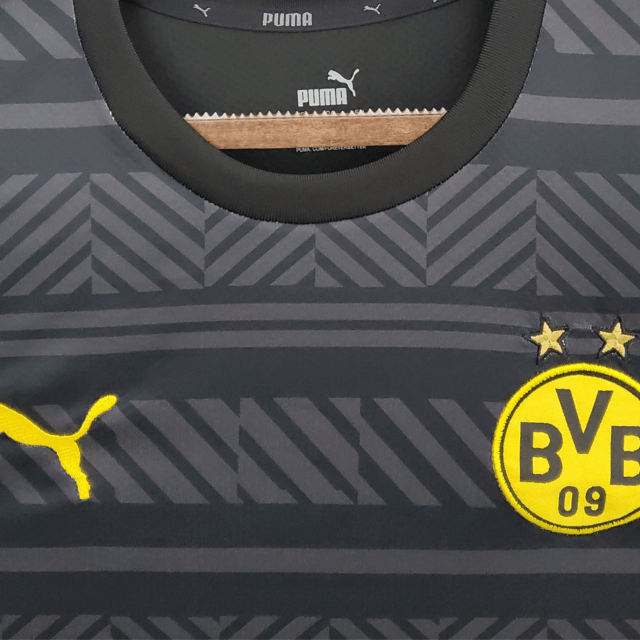 Camisa de Treino Borussia Dortmund 22/23 Puma - Preto - Loja da Seven