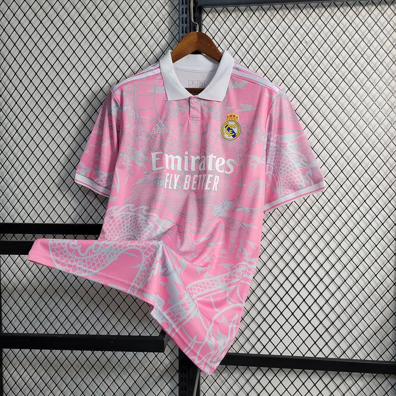 Camisa Edição Especial Real Madrid 23/24 Dragão rosa - Loja da Seven