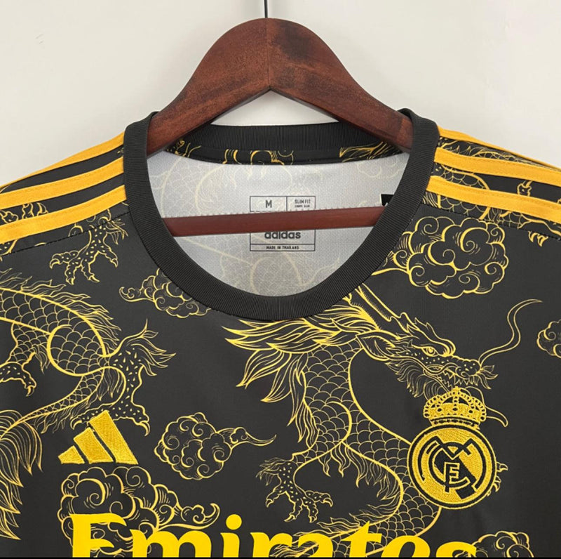 Camisa Edição Especial Real Madrid 23/24 - Gold Dragon - Loja da Seven