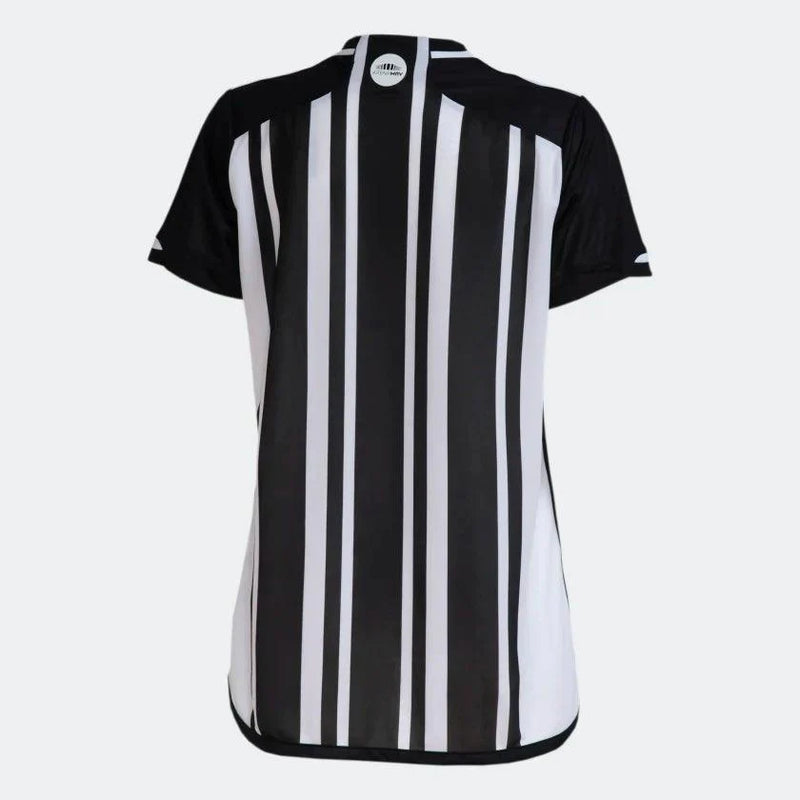 Camisa Feminina Atlético Mineiro I 23/24 Adidas - Preto e Branco - Loja da Seven