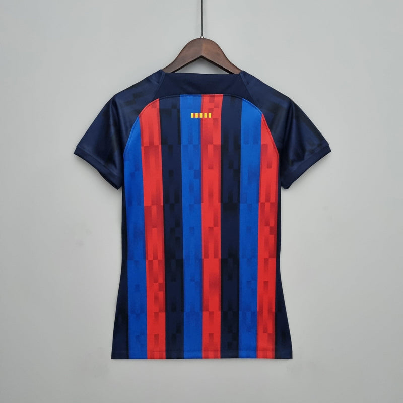 Camisa Feminina Barcelona I 22/23 Nike - Grená - Loja da Seven