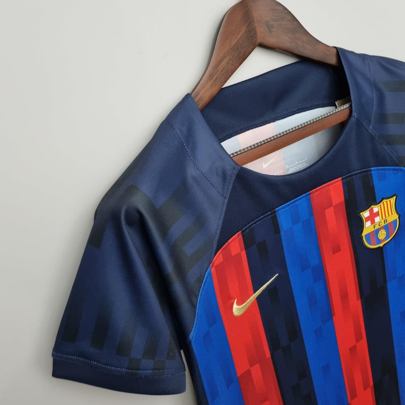 Camisa Feminina Barcelona I 22/23 Nike - Grená - Loja da Seven