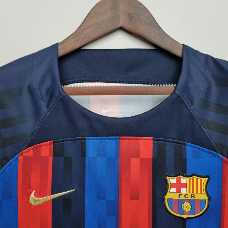 Camisa Feminina Barcelona I 22/23 Nike - Grená - Loja da Seven