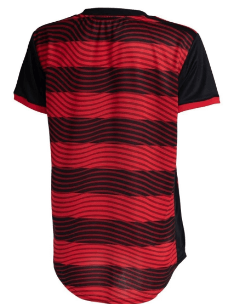 Camisa Feminina Flamengo I 22/23 Adidas - Rubro Negro - Loja da Seven