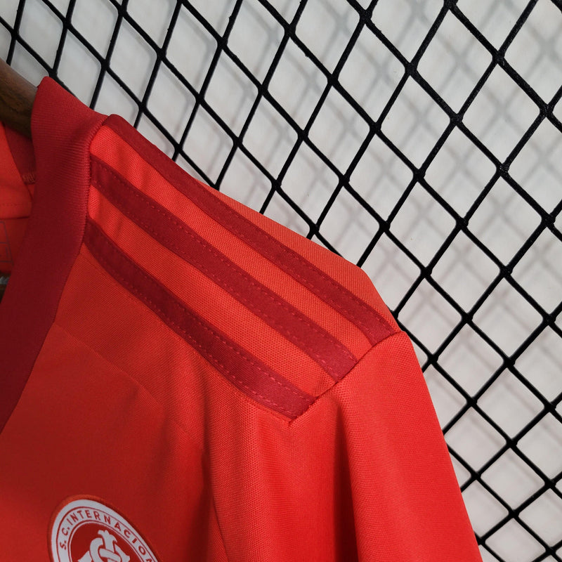 Camisa Feminina Internacional I 23/24 Adidas - Vermelho - Loja da Seven