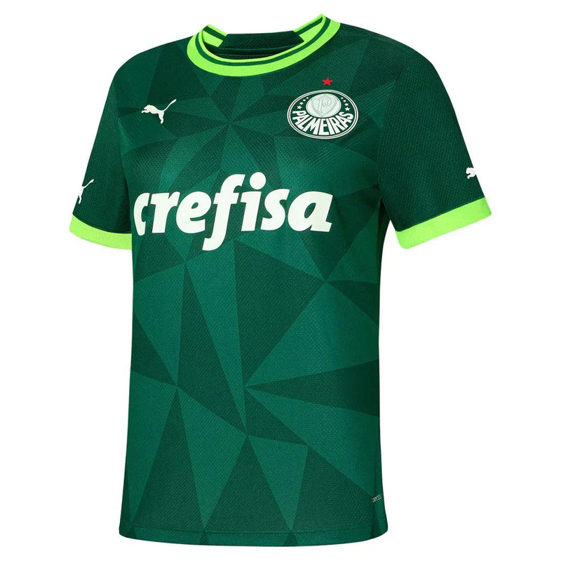 Camisa Feminina Palmeiras I 23/24 Puma - Verde - Loja da Seven