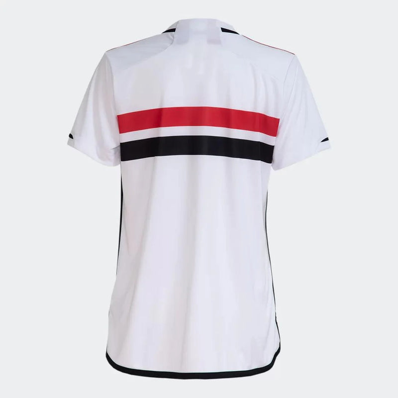 Camisa Feminina São Paulo I 23/24 Adidas - Branco - Loja da Seven