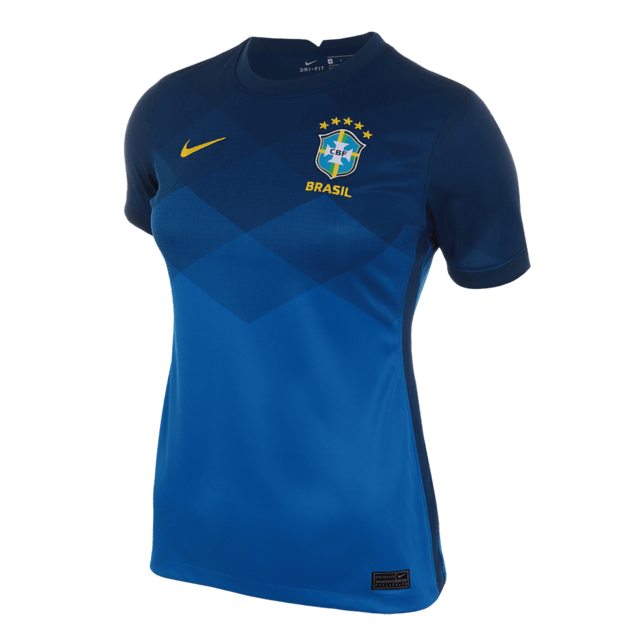 Camisa Feminina Seleção Brasil II 21/22 Nike - Azul - Loja da Seven