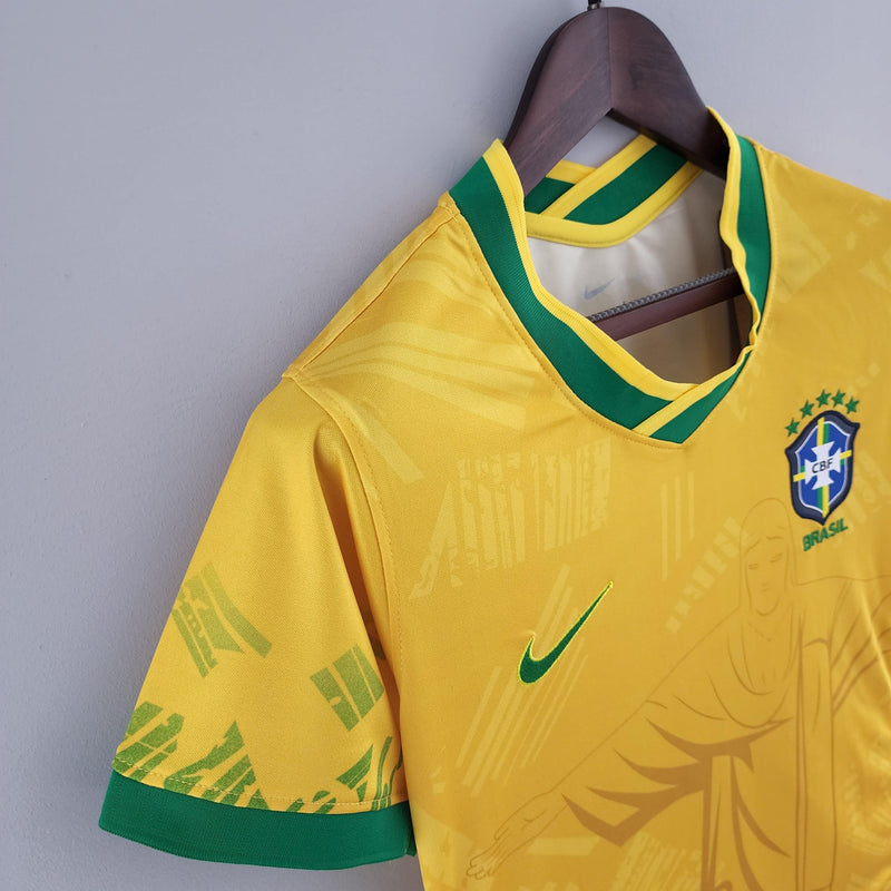 Camisa Feminina Seleção Brasil Nike - Amarela - Conceito Amarela Rio - Loja da Seven