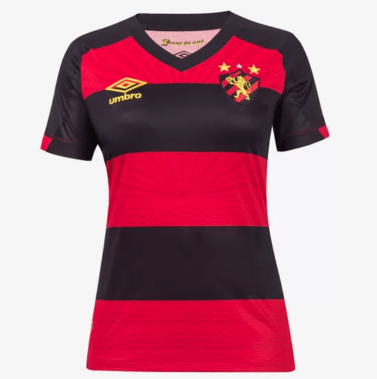 Camisa Feminina Sport Recife I 22/23 Umbro - Rubro Negro - Loja da Seven