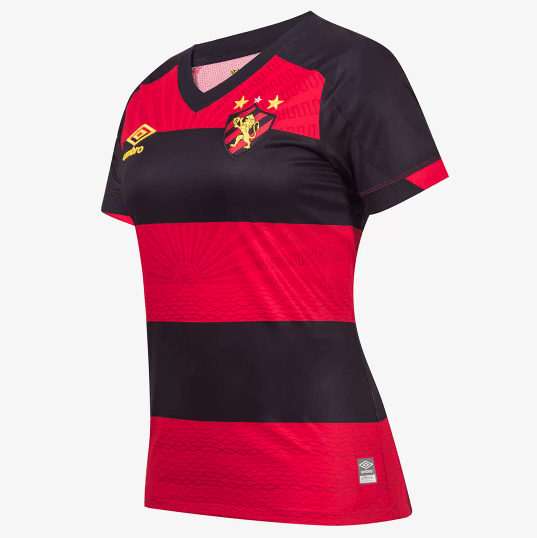 Camisa Feminina Sport Recife I 22/23 Umbro - Rubro Negro - Loja da Seven