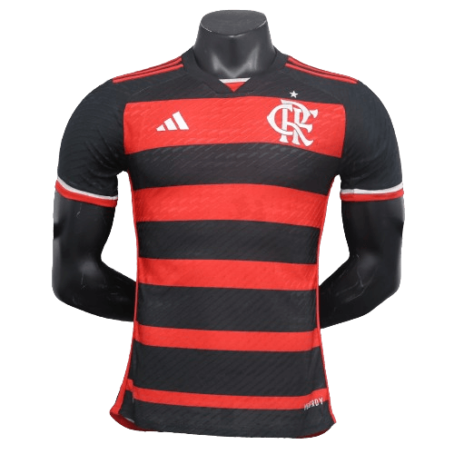 Camisa Flamengo I 24/25 - Vermelha e Preta - Adidas - Masculino Jogador - Loja da Seven